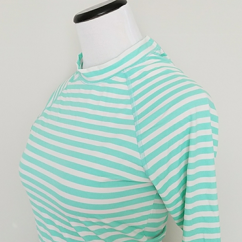 Jcrew long sleeve stripe rash guard